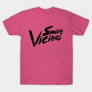 SWEET/VICIOUS: Tag (black) T-Shirt
